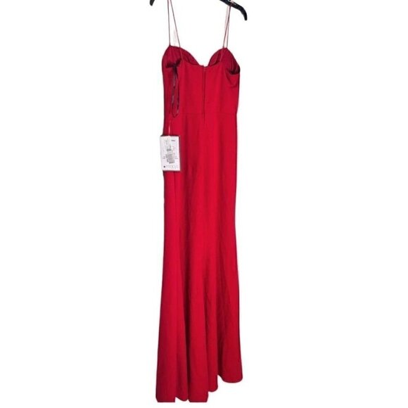 B DARLIN Juniors High-Slit Boned Bodice Evening Gown glam dress 11/12 P … - Picture 10 of 12
